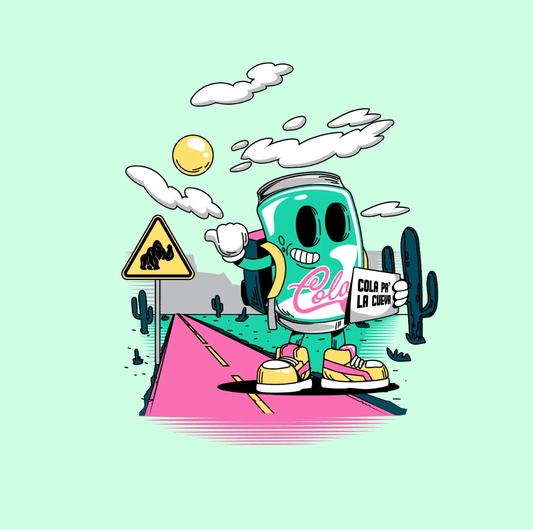 POWER COLA LIGHT GREEN T SHIRT