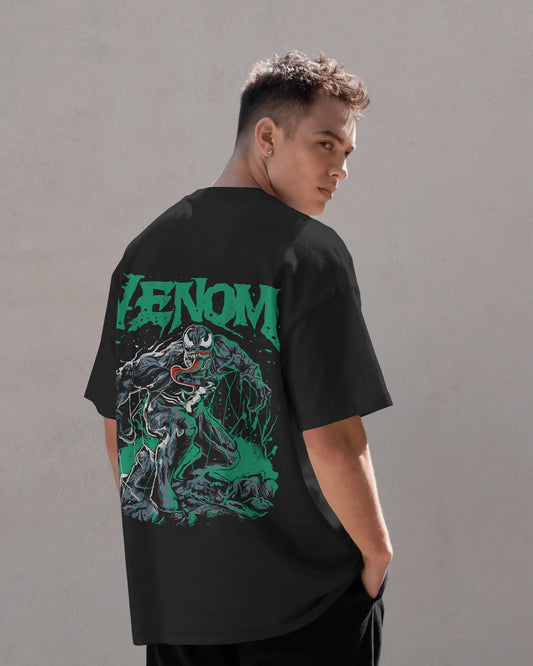 VENOM BLACK OVERSIZED T SHIRT
