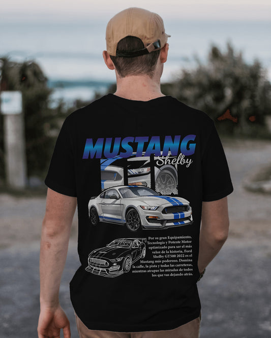 MUSTANG SHELBY BLACK OVERSIZED T SHIRT