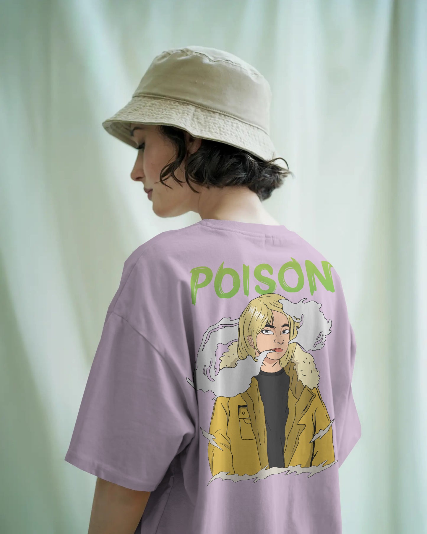 POISON MULTY COLOR OVERSIZED T SHIRT