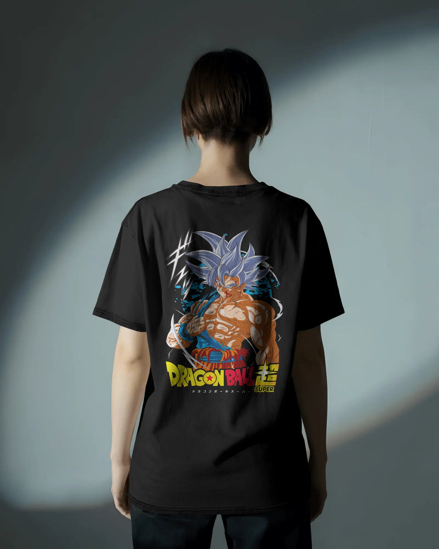 DRAGON BALLS OVERSIZED BLACK T SHIRT