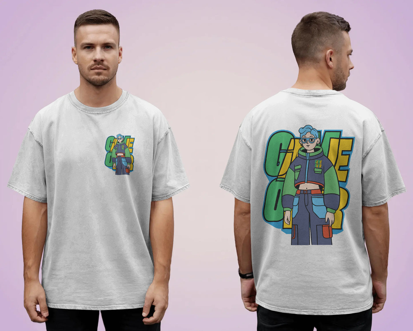 GAME OVER OVERSIZED T SHIRT