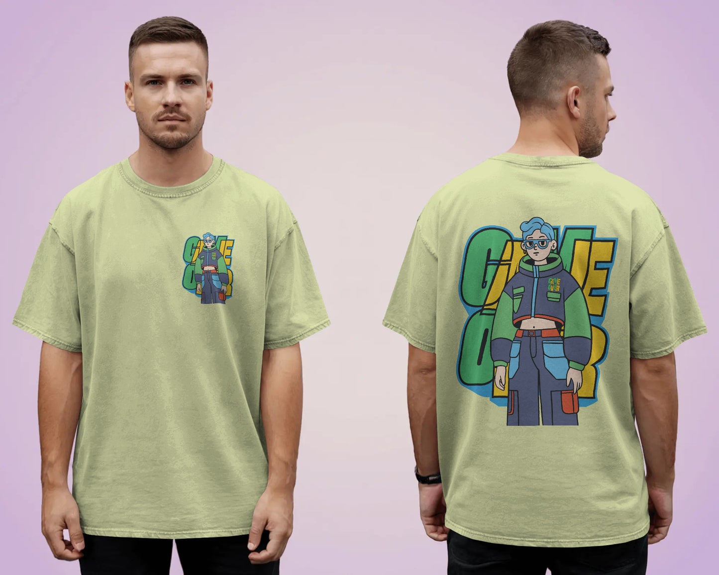 GAME OVER OVERSIZED T SHIRT