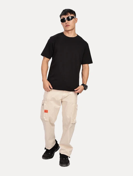 PLAIN BLCK T SHIRT CREW NECK
