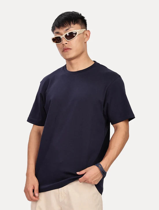 NAVY BLUE PALIN T SHIRT CREW NECK