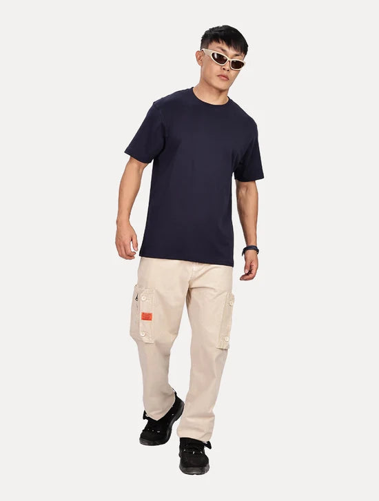 NAVY BLUE PALIN T SHIRT CREW NECK
