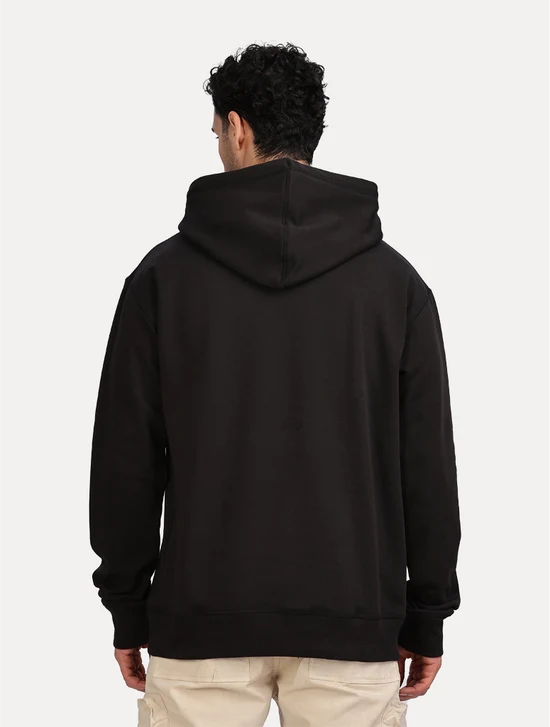 BLACK OVERSIZED ZEN HOODIE