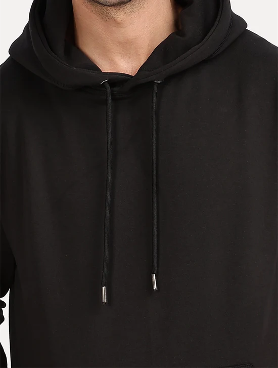 BLACK OVERSIZED ZEN HOODIE