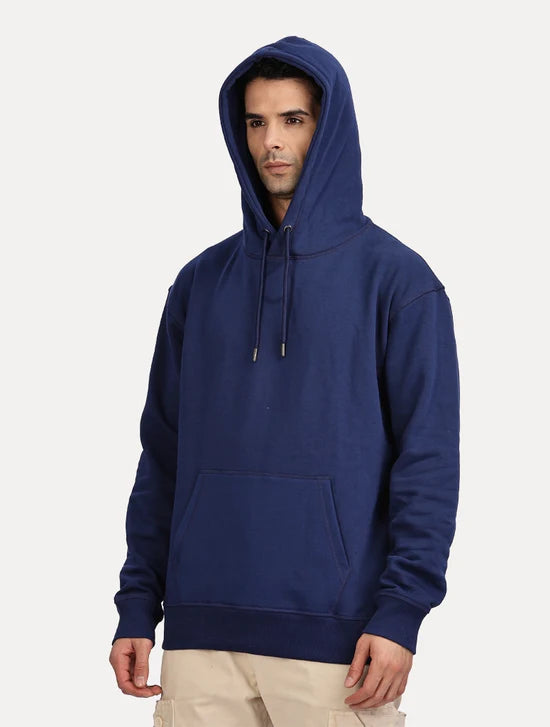 NAVY BLUE OVERSIZED ZEN HOODIE