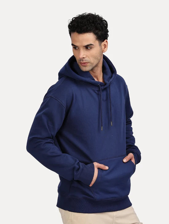 NAVY BLUE OVERSIZED ZEN HOODIE