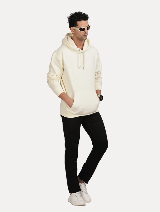 OFF WHITE OVERSIZED ZEN HOODIE