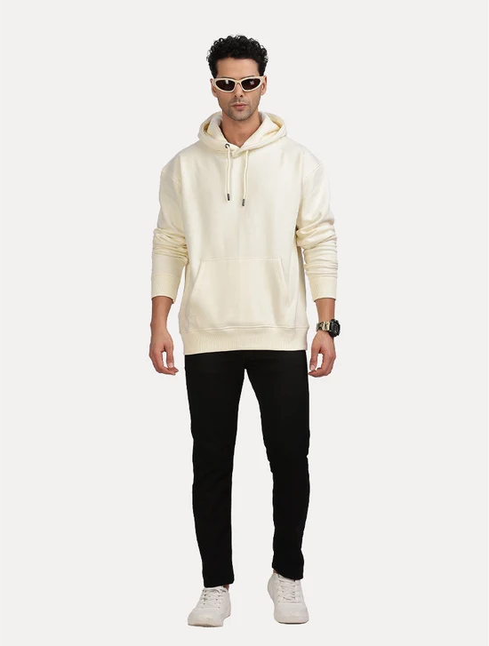 OFF WHITE OVERSIZED ZEN HOODIE
