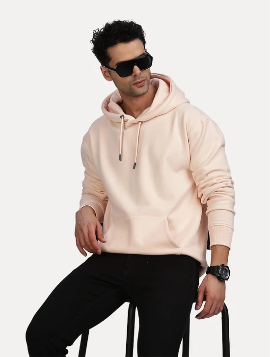 SOFT PINK OVERSIZED ZEN HOODIE
