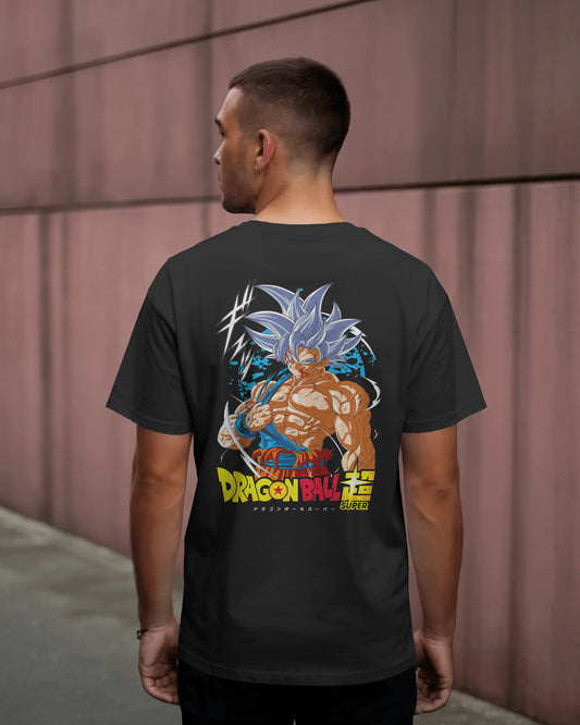 DRAGON BALLS OVERSIZED BLACK T SHIRT