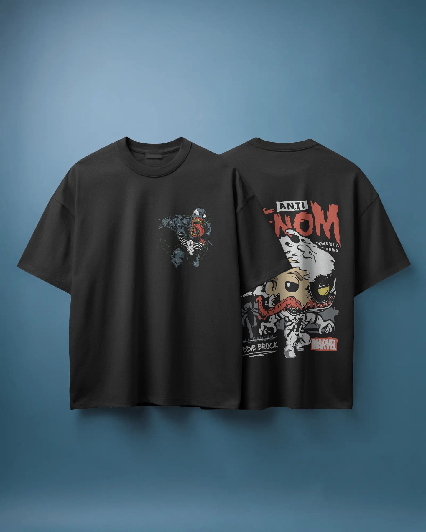 MARVEL VENOM BLACK OVERSIZED T SHIRT