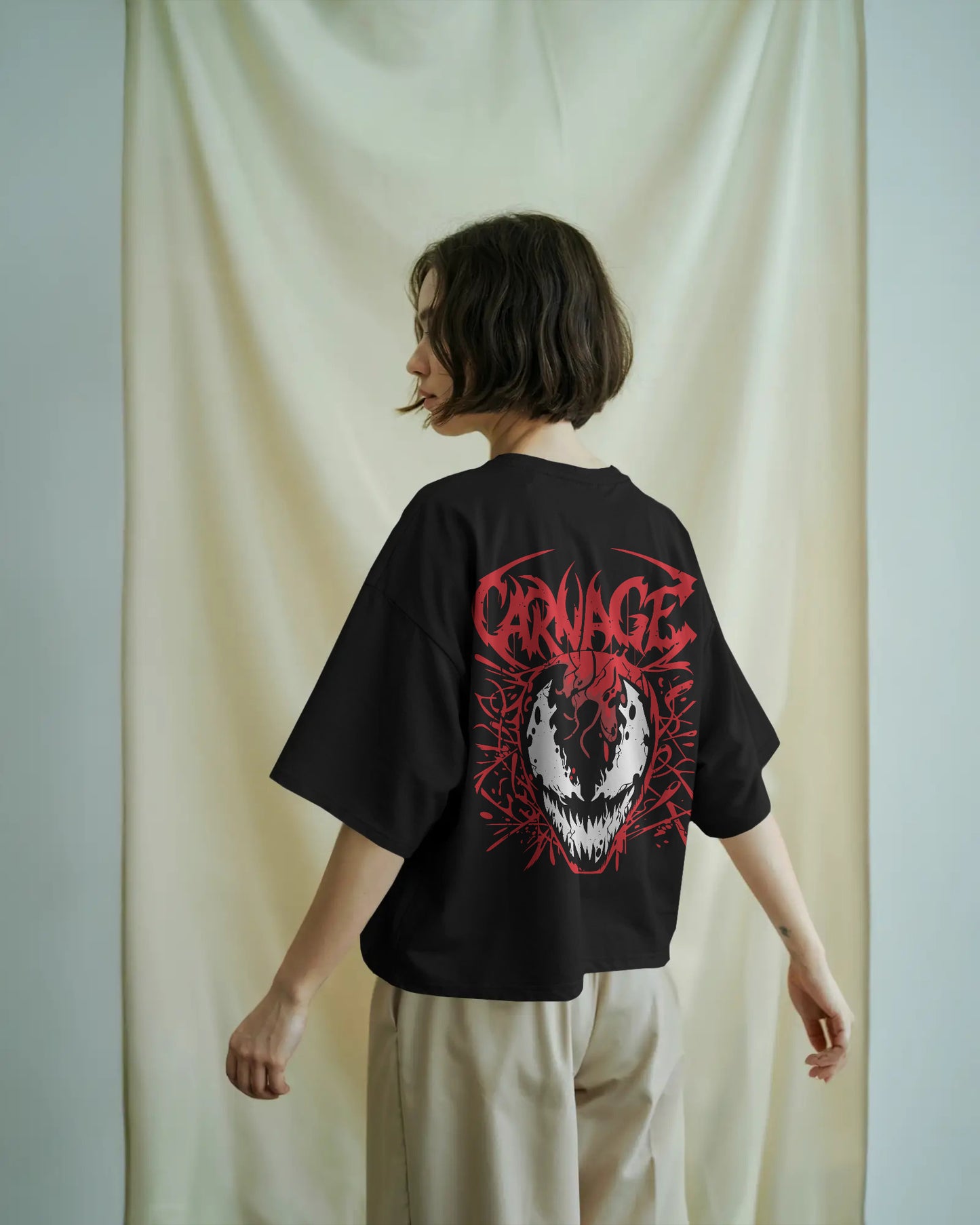 MARVEL VENOM OVERSIZED BLACKT SHIRT