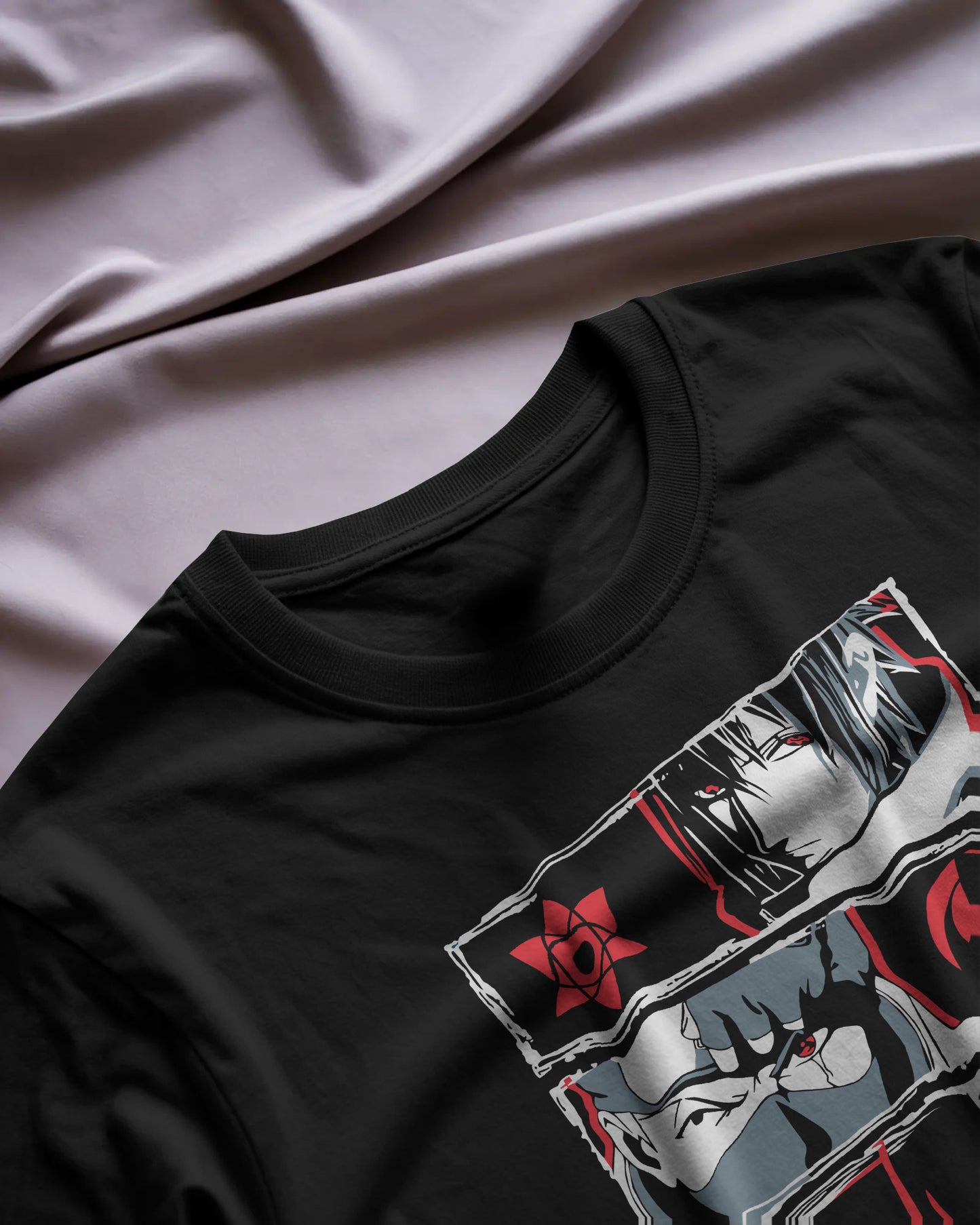 NARUTO BLACK OVERSIZED T SHIRT