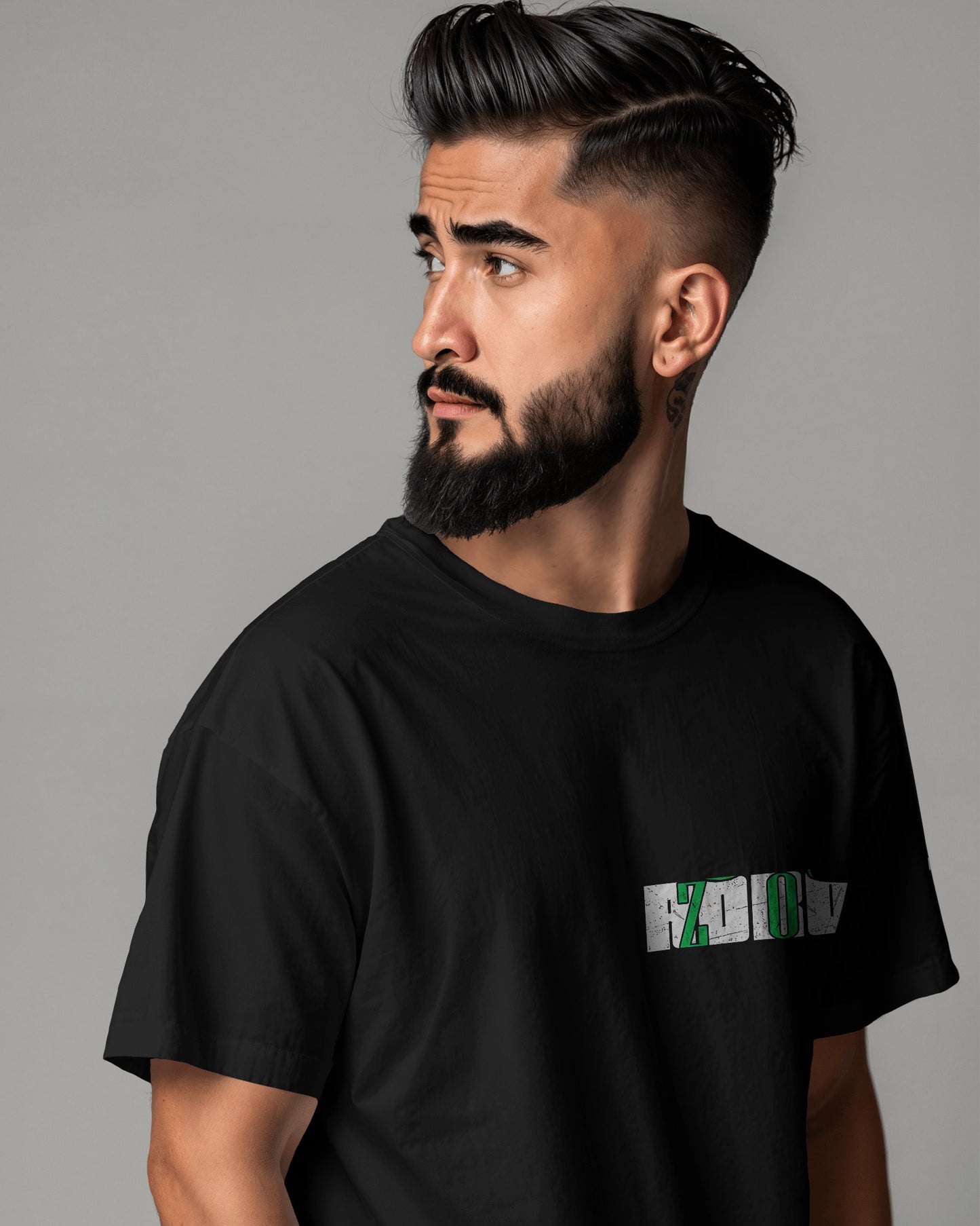 ZORO ONE PIECE BLACK OVERSIZED T SHIRT