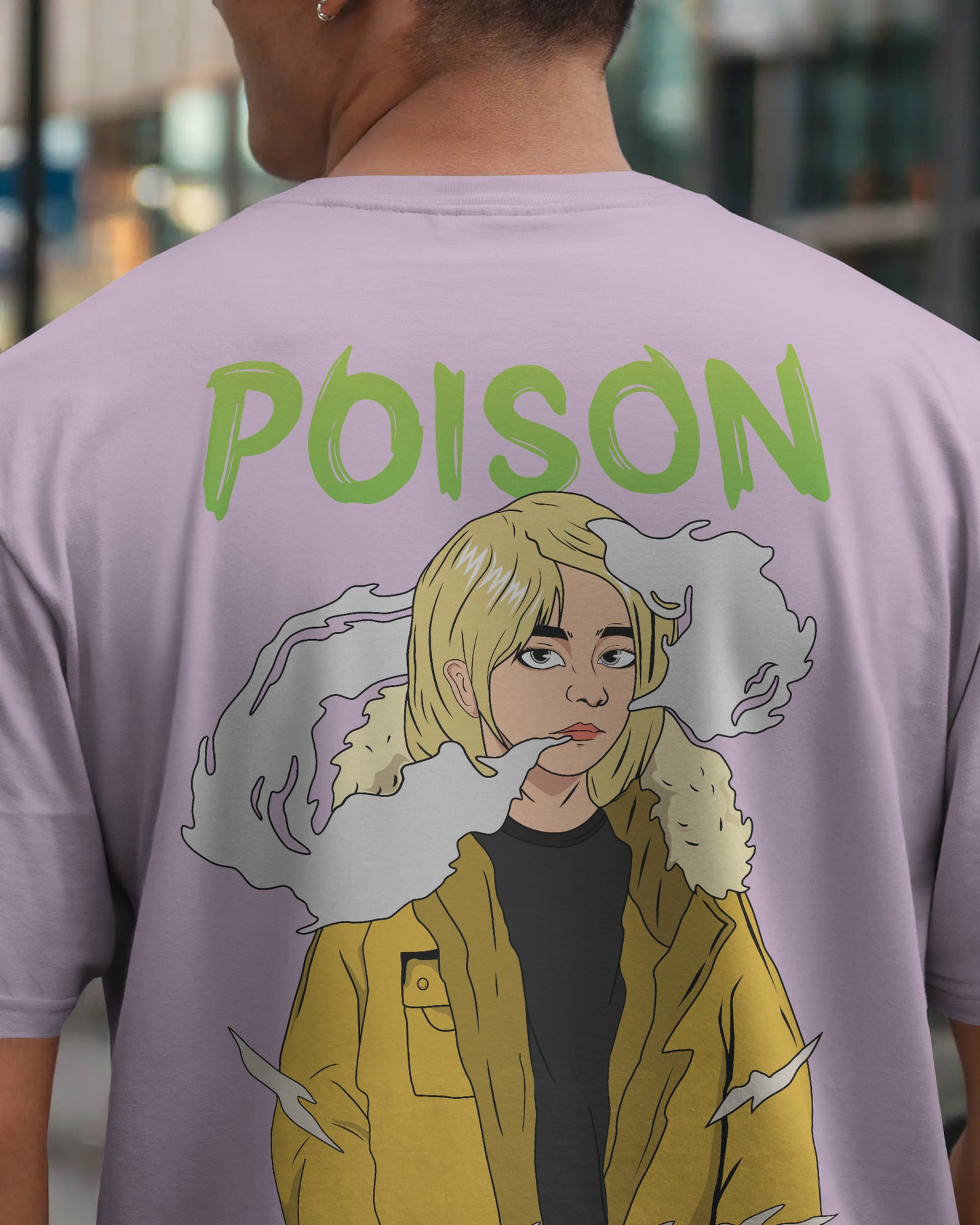 POISON MULTY COLOR OVERSIZED T SHIRT