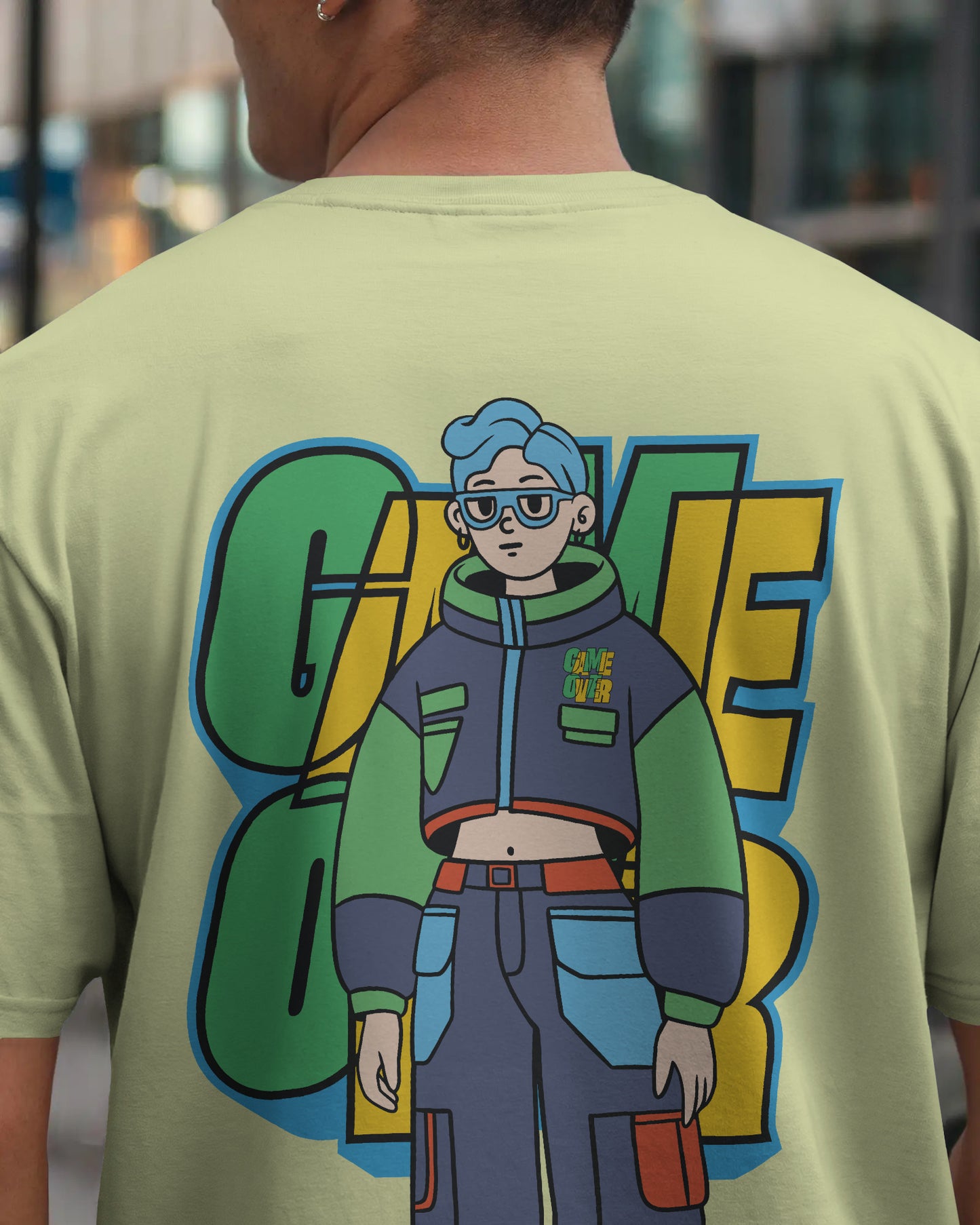 GAME OVER OVERSIZED T SHIRT
