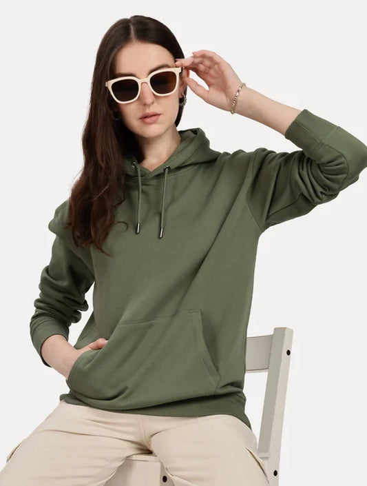 SAGE GREEN WOMEN TRESOFT OVERSIZED HGOODIE