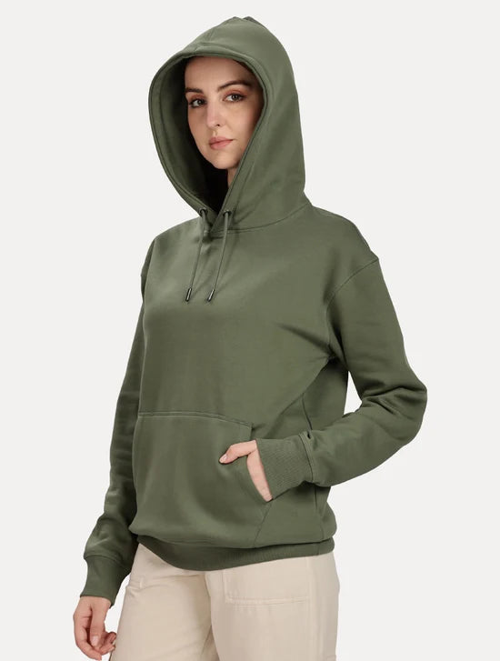 SAGE GREEN WOMEN TRESOFT OVERSIZED HGOODIE