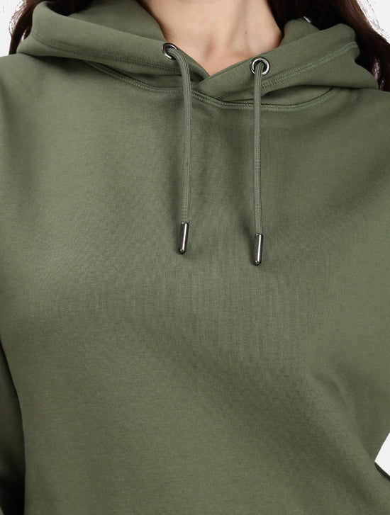 SAGE GREEN WOMEN TRESOFT OVERSIZED HGOODIE