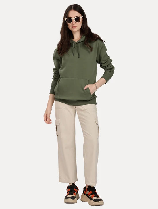 SAGE GREEN WOMEN TRESOFT OVERSIZED HGOODIE