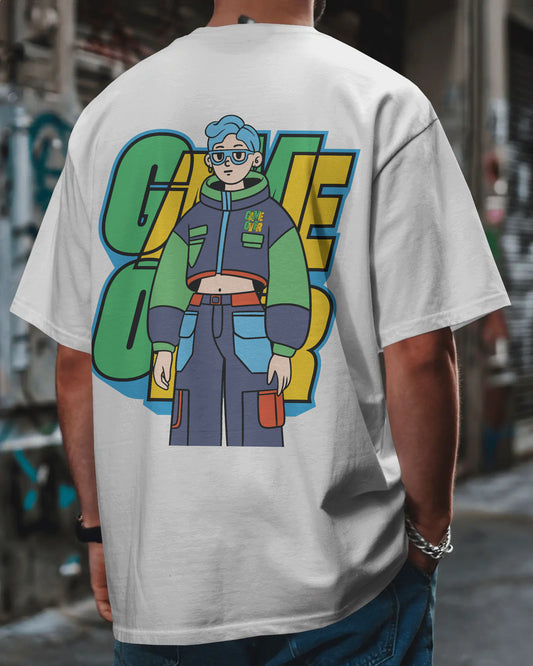 GAME OVER  OVERSIZED T SHIRT