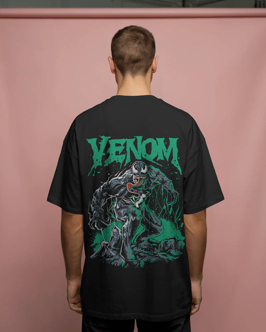 VENOM BLACK OVERSIZED T SHIRT
