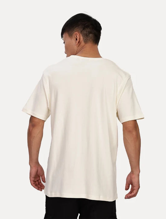OFF WHITE PLAIN T SHIRT CREW NECK