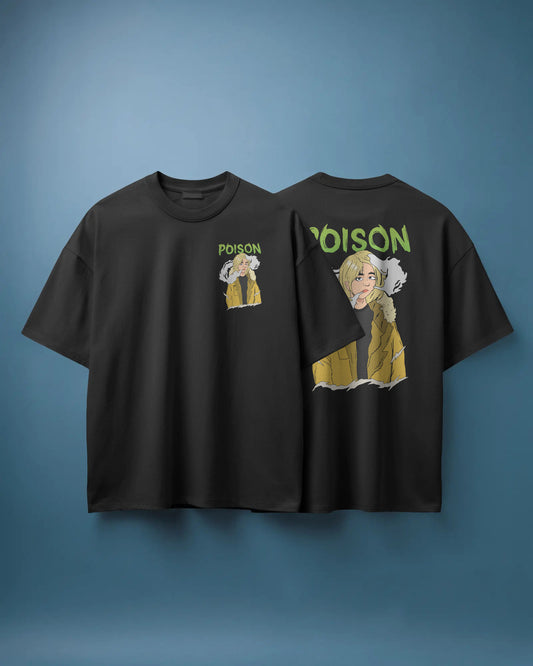 POISON MULTY COLOR OVERSIZED T SHIRT