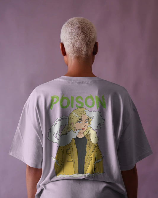 POISON MULTY COLOR OVERSIZED T SHIRT