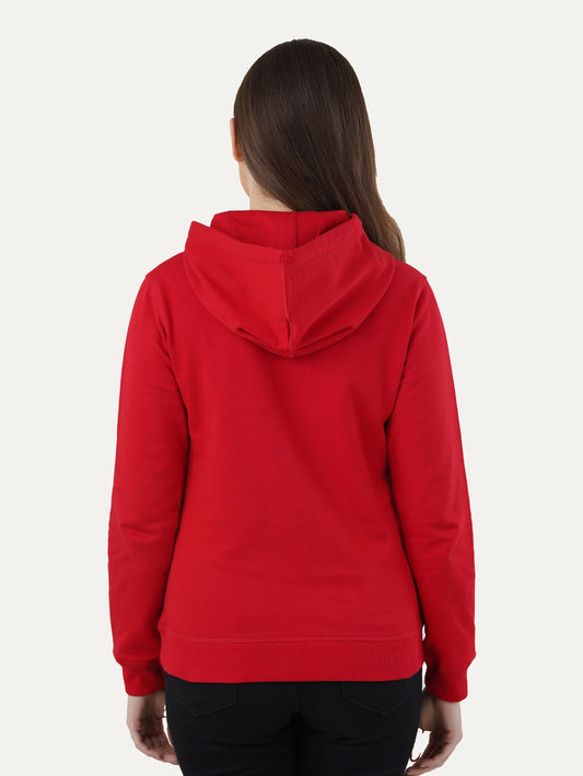 RED WOMEN COZY HOODIE